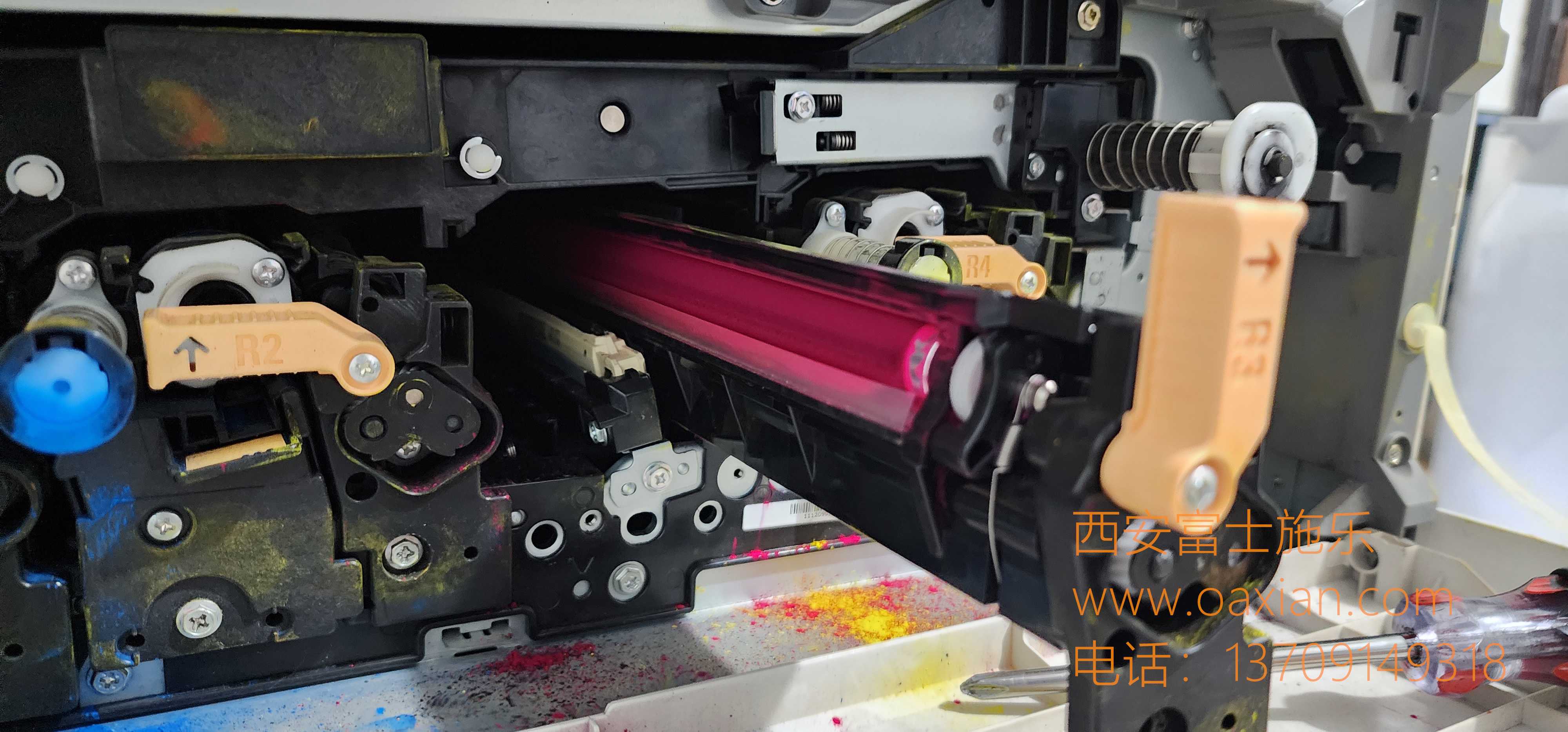 西安富士施乐c2450彩色复印机维修