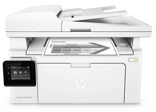 惠普(HP)M132fw黑白激光一体机办公多功能打印机打
